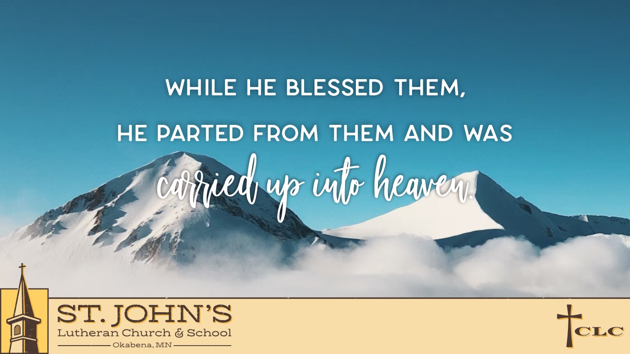 Read more about the article Ascension Sunday – June 1, 2025
