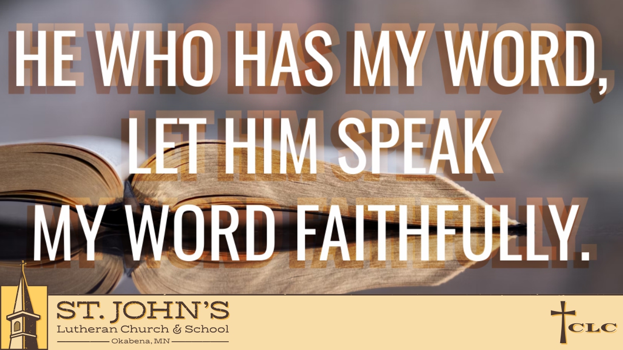 Read more about the article 8th Sunday after Trinity – August 10, 2025